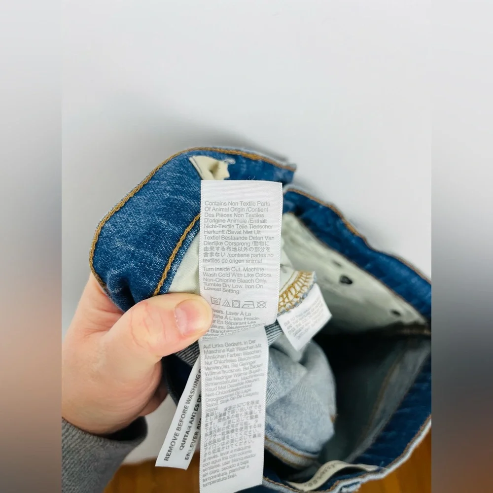 Madewell High Rise Balloon Jeans Medium Wash Size 25 - Picture 7 of 8